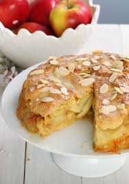 Eggless German Apple Cake Recipe Recipe Apple And Almond Cake German Apple Cake Almond Cakes