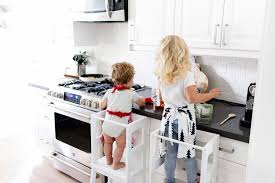 ikea hack: toddler learning tower stool