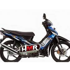 Tips modif supra x 125 keren. Striping Honda Supra X 125 R 2013 Stiker Body Standar Hitam Biru Lazada Indonesia