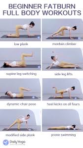 Dailyyogaapp Beginner Fatburn Workouts In 2020 Full Body Workout Easy Yoga Workouts Abs Workout
