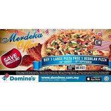 Domino S Pizza Merdeka Offer Large Pizza Dominos Pizza Food