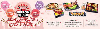 My family japanese eating outing at nippon sushi is a pleasure except long queue at the outlet. Nippon Sushi Prima Samudera Gombak New Opening