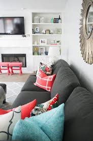 Color Inspiration Coral Pink Living Room Red Living Room Grey Family Room Design