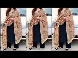 Depending on your mood, you could. Latest Plain Punjabi Black Suit Designs Plain Black Suit With Contrast Dupatta Ideas Youtube