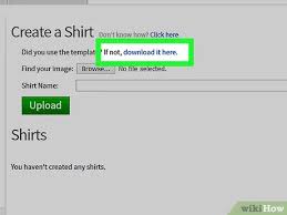 How To Create A Shirt In Roblox With Pictures Wikihow