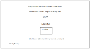 The inec recruitment portal www.inecrecruitment.com is where applications are accepted for the ongoing inec job recruitment vacancies, registration is online and you can sign up and apply right. Web Based Voter Registration System Login Interface On The Interface Download Scientific Diagram