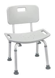 Bathroom Safety Shower Tub Bench Chair With Back Grey Amazon In Home Kitchen