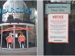It takes quite a lot to get me annoyed but in recent times a number of things have happened to make me want to close my accounts with barclays. Greenpeace Activists Close Down Barclays Branch In Leeds City Centre Leeds Live