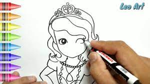 Aneka gambar mewarnai 10 gambar mewarnai frozen untuk anak paud. Hebat Cara Menggambar Dan Mewarnai Sofia Dengan Mudah Untuk Anak Indonesia Youtube