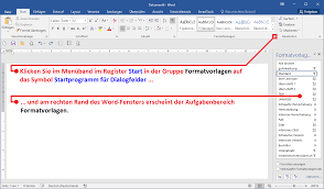 Von diesem kasten sie gehen sind in einer position öffnen sie sich das dieses dokument möchten sie in. Microsoft Word 2016 Formatvorlagen Pdf Free Download