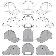 See baseball hat template stock video clips. Baseball Cap Fashion Flat Sketch Template Royalty Free Cliparts Vectors And Stock Illustration Image 124069435