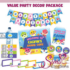 Walmart.com has been visited by 1m+ users in the past month Pink Fong Baby Shark Party Printables Package Birthday Decoration Kit Shopee Malaysia