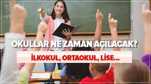 Meb'in açıkladığı tarihe göre okullar bu ayın son gününde (31 ağustos) yeni dönem için kapılarını açacak. Okullar Ne Zaman Acilacak 2020 2021 Yuz Yuze Egitim Ne Zaman Baslayacak Ilkokul Lise Sinavlar Youtube