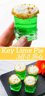 How To Make Jell O Shots With Vodka That Taste Like Key Lime Pie Also The Perfect Cocktail For Footba Key Lime Jello Shots Jello Shot Recipes Lime Jello Shots