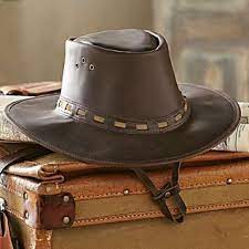 South African Ranger Hat Leather Hats Leather Wear Hats For Men
