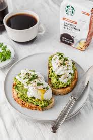 Avocado Sourdough Toast Starbucks Savory Mornings Blend Recipe Breakfast Recipes Sweet Avocado Toast Egg Healthy Recipes