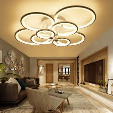 Acrylic Modern Led Lamp Chandelier Light For Living Room Bedroom Indoor Ceiling Ebay