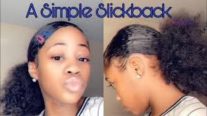 Let me know what videos you want to see next and tell me what you thought of the bet awards this year. Slick Back Ponytail Tutorial For Curly Thick Hair Youtube
