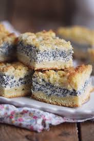 Mohn Streusel Quark Kuchen Poppy Seed Crumble Cheesecake Mohnkuchen Mit Streusel Kasekuchen Backen Kuchen