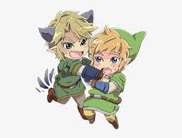 Link is a fictional character and the main protagonist of nintendo's video game series the legend of zelda. Link Zelda Wolf Chibi Anime Videogame Link Chibi Png Image Transparent Png Free Download On Seekpng
