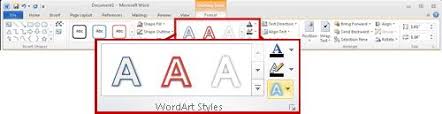Examples of different types of border Add Or Delete A Fill Outline Or Effect For Text Or Wordart Office Support