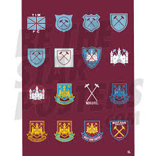 Check out our west ham united fc selection for the very best in unique or custom, handmade pieces from our prints shops. West Ham Utd Fc History Of Crest Poster A2 A3