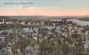View Of Marietta From Harmar Hill Parkersburg Ohio Hometown