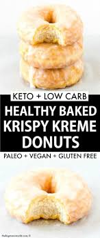Healthy Baked Krispy Kreme Donuts Recipe Donut Recipes Healthy Baking Sugar Free Donuts