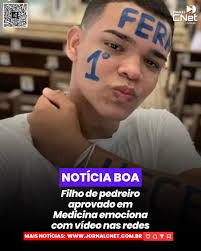 Filho de pedreiro aprovado em Medicina emociona com vídeo nas redes O jovem David  Lohan da Silva Ramalho, de 19 anos, emocionou as redes sociais ao  compartilhar o momento em que descobriu