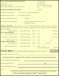 Construction Site Cleaning Cleanup Bid Proposal Pricing