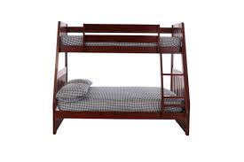 Strong, sturdy 100% solid wood construction. Discovery World Furniture Merlot Twin Over Full Bunk Bed