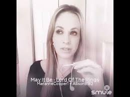 May It Be cover Enya Duet sung by Marianne Cooper & Allison Pipp Smule Duet  of the Week #smule