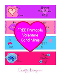 Valentine's day bingo free printable from libbie grove design Free Printable Valentine Cards Minis Thrifty Jinxy