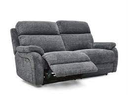 Crafted with a soft faux leather cushion and solid framework, the wilson power recliner features irresistibly soft faux leather. Fabric Sofas And Chairs Gatsby Large Power Recliner Sofa Buy At Stokers Fine Furniture Southport Chester And Ormskirk