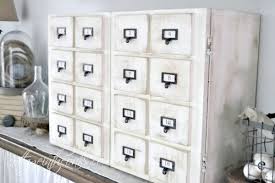 Wow, this makeover is awesome! Diy Card Catalog Media Cabinet Cottage In The Oaks