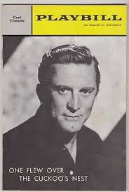 Lot (2) Kirk Douglas One Flew Over the Cuckoo's Nest Program w/Ticket wire  photo