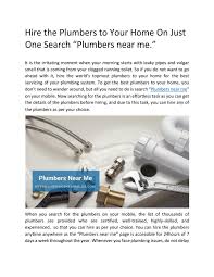 We provide 24 hours plumber near you we. Plumbers Near Me By Richard Kadrey Issuu