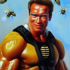 Arnold Schwarzenegger as 'The Pollinator"