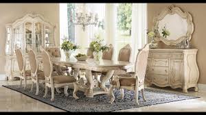 Perfect for every home, this collection features buttery neutrals, gleaming hardware, and custom hidden storage with led lighting, all encased in a. Aico Cortina Dining Room Set Off 54