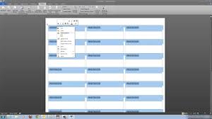 Microsoft Word 2010 Creating Labels Using Mailmerge Microsoft Word 2010 Computer Jobs Words