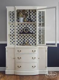 Vintage China Cabinet Makeover Off White Chalk Paint Vintage China Cabinets Furniture Makeover Painted China Cabinets