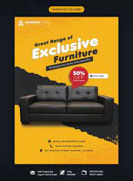 Furniture Sale Flyer Template Sale Flyer Flyer Template Social Media Ideas Design
