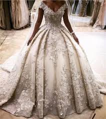 Vintage Cathedral Royal Train Lace Ball Gown Wedding Dress V Neck Cap Sleeve With Images Wedding Dresses Lace Ballgown Bridal Dresses Arabic Wedding Dresses