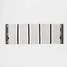 Black And White Striped Outdoor Fabric Canada Image 1 Of The Product Black And White Striped Rug Striped Rug Zara Home Black And White