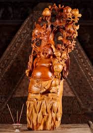 Peach Wood Bead Bracelet