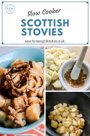 Slow Cooker Scottish Stovies In 2020 Scottish Dishes Scottish Recipes Leftovers Recipes