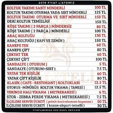 Hizmet Koltuk Yikama Fiyatlari