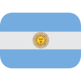 Tres franjas horizontales en los colores azul, blanco y azul. Flag Argentina Emoji On Joypixels 1 0