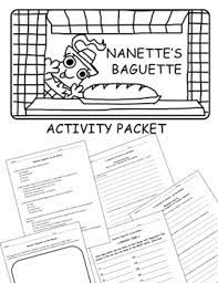 Today, in the kitchenette, mom tells nanette, that nanette gets to get the baguette! Nanette S Baguette Activity Packet English And Spanish Tpt