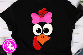 4.5 out of 5 stars 39. Girl Turkey Face Svg Thanksgiving Shirt Funny Turkey Day Bow 771654 Illustrations Design Bundles